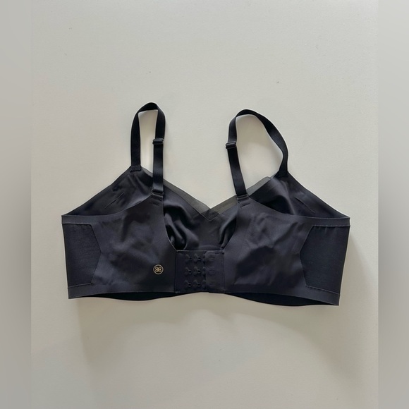 Honeylove Crossover Bra Black XL 38D 38DD 38E Contour Shape Basic Mesh - Picture 5 of 7